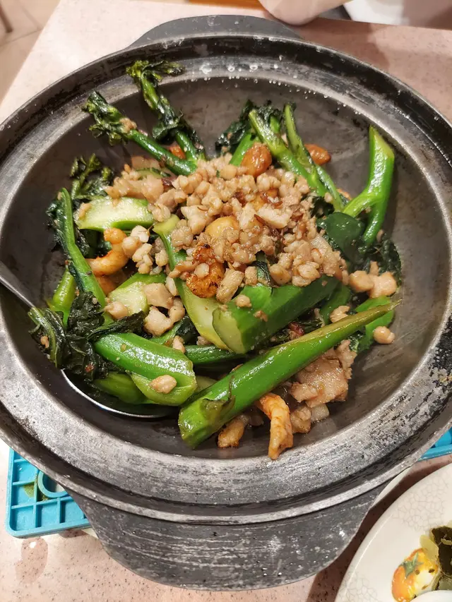 晚市套餐 啫啫芥蘭煲