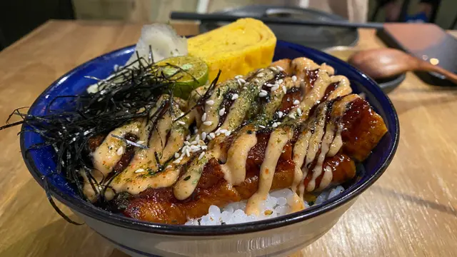 明太子燒鰻魚飯