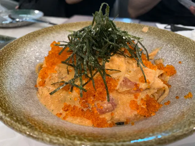 蟹肉蟹子明太子扁意粉