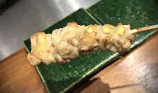 炭燒雞頸肉配黃芥末醬