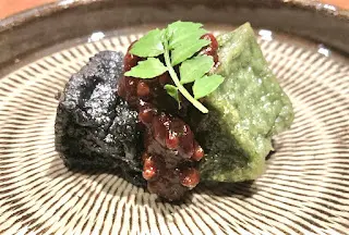 野菜配秘製肉味噌