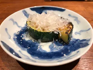 炭燒意大利青瓜配巴馬臣芝士