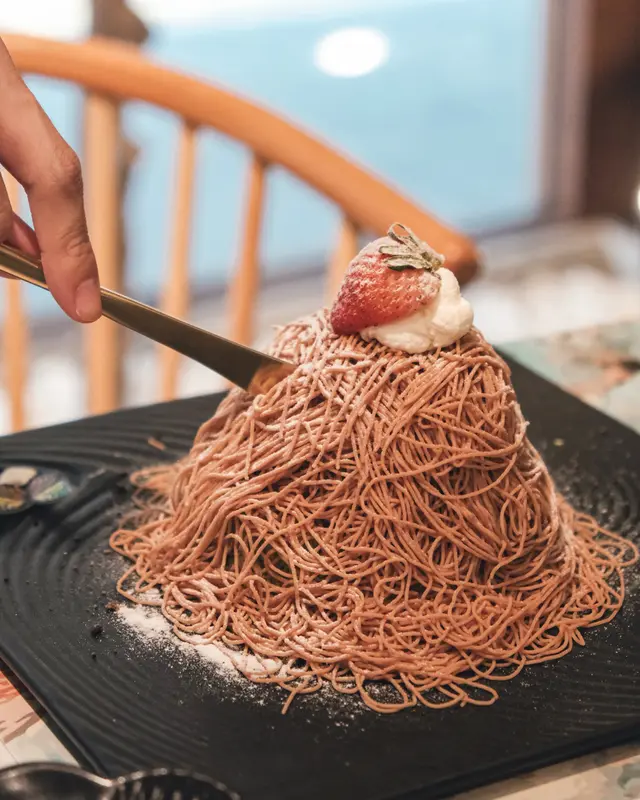 和栗 Mont Blanc 班戟