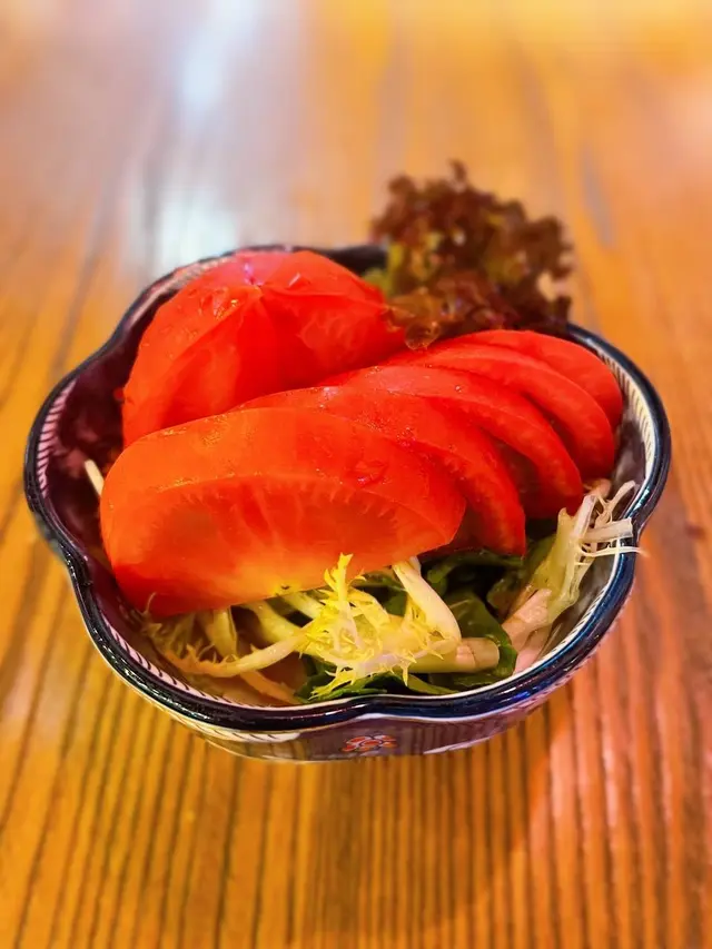 凍日本蕃茄配柚子汁