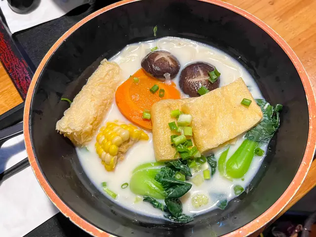 特濃豆乳素菜烏龍麵