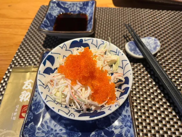 蟹籽沙律
