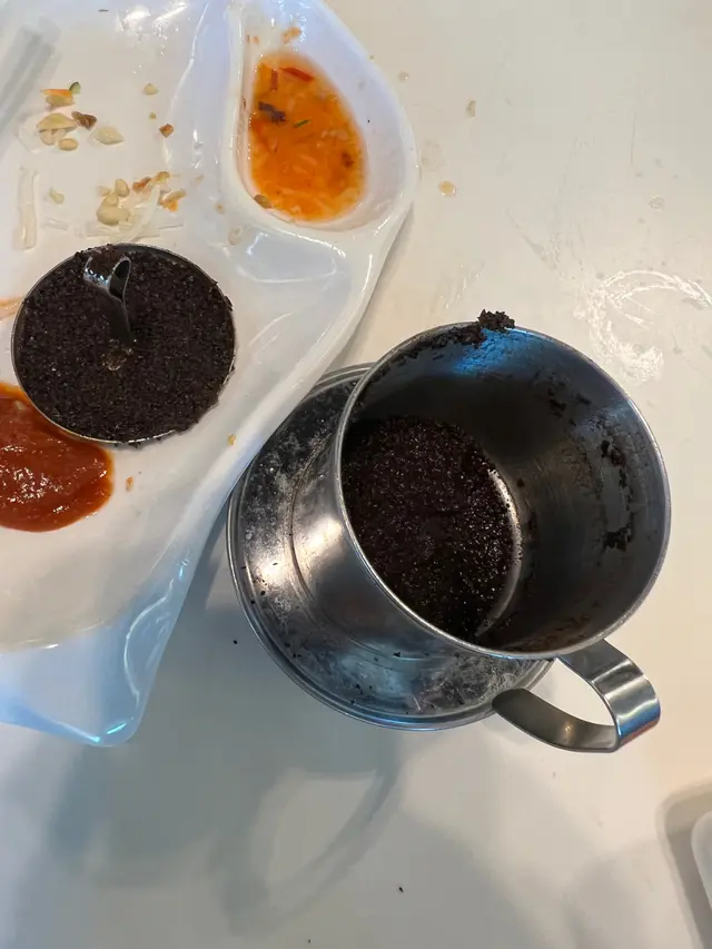 咖啡粉簡直係裝飾,沒有咖啡味的咖啡