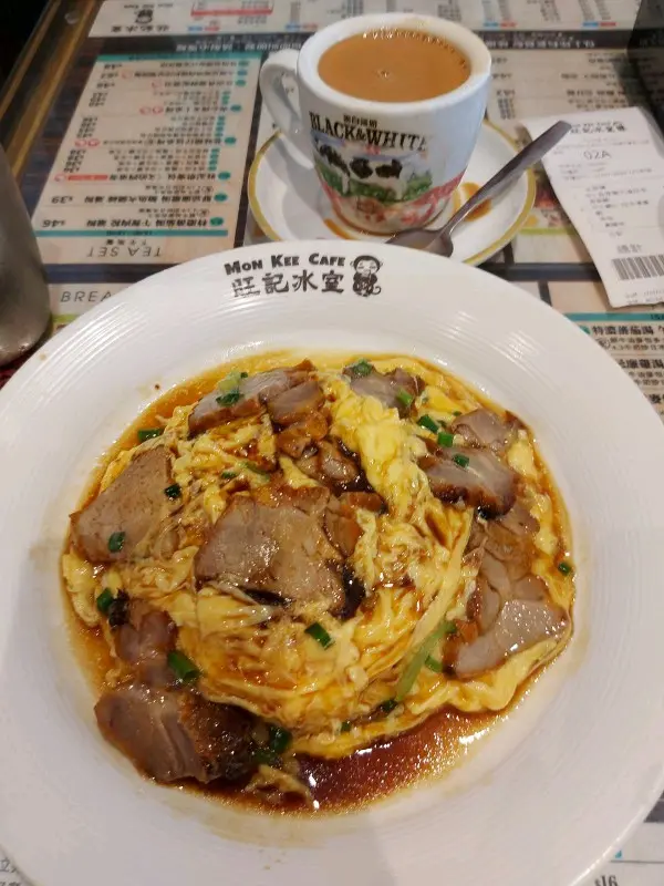 滑蛋叉燒飯
