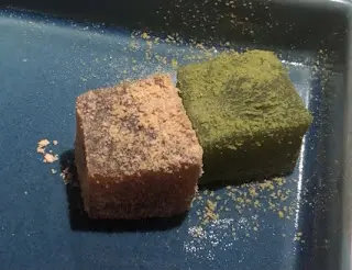 抹茶及黃糖蕨餅