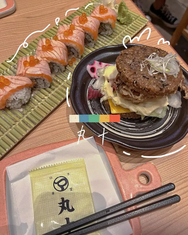 炸軟殼蟹壽司漢堡