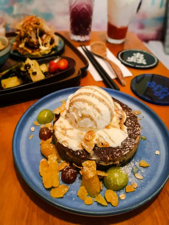 伯爵茶麻糬傳統班戟