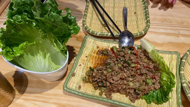 港式肉碎生菜包