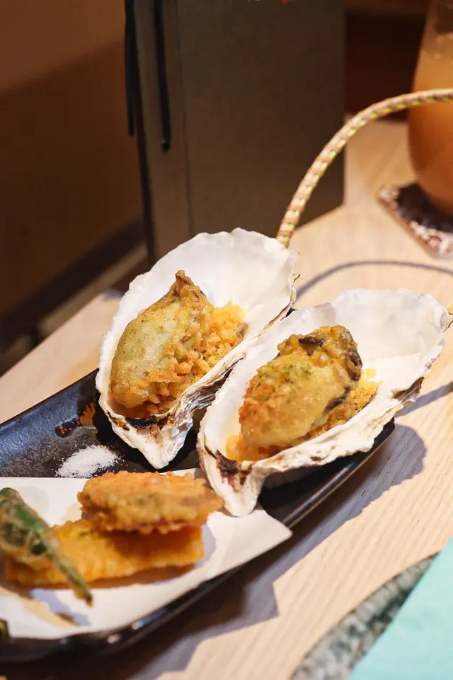 牡蠣野菜天婦羅