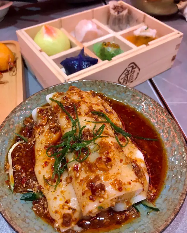 口水汁龍利魚腸粉