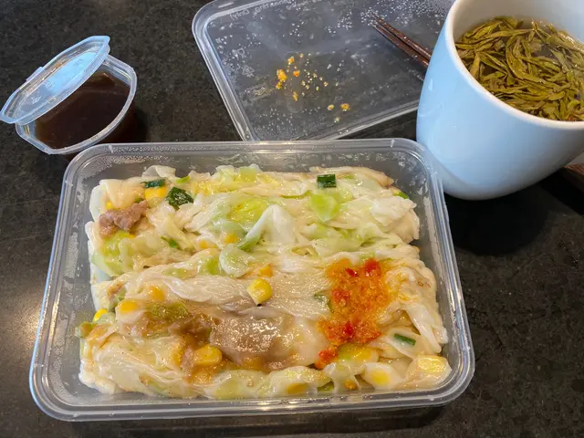 另加粟米$4同菜$4