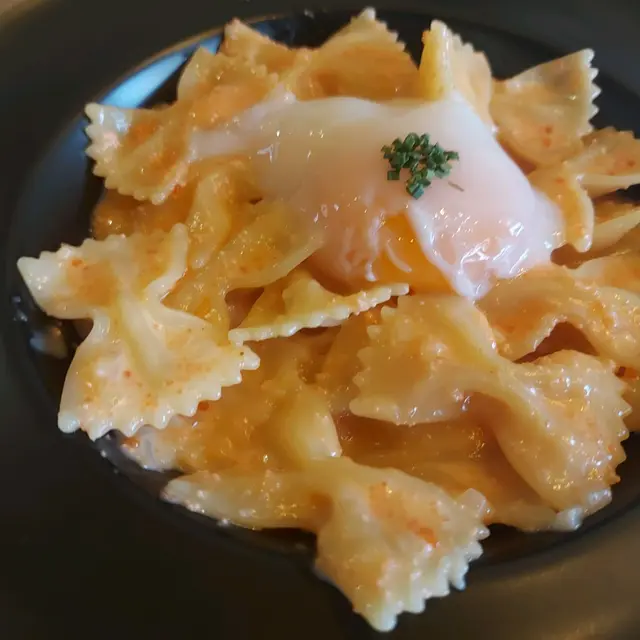 明太子溫泉蛋蝴蝶粉