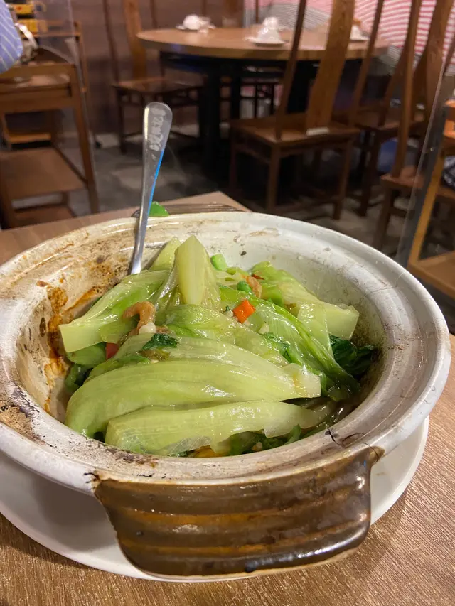啫啫唐生菜煲