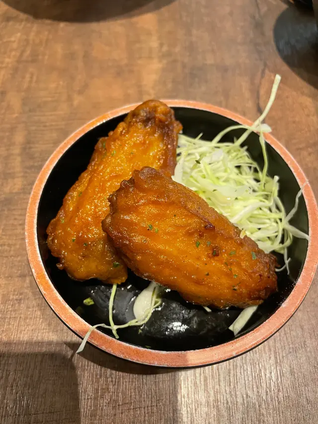 加配 脆香牛油雞翼