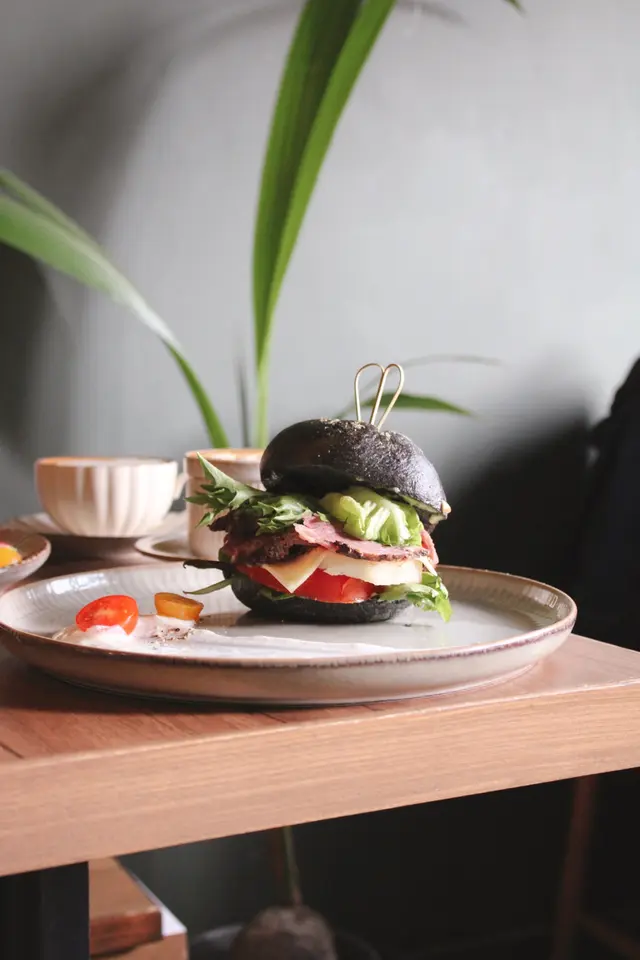 Beef  Pastrami  &  Cheddar  Cheese  Bagel