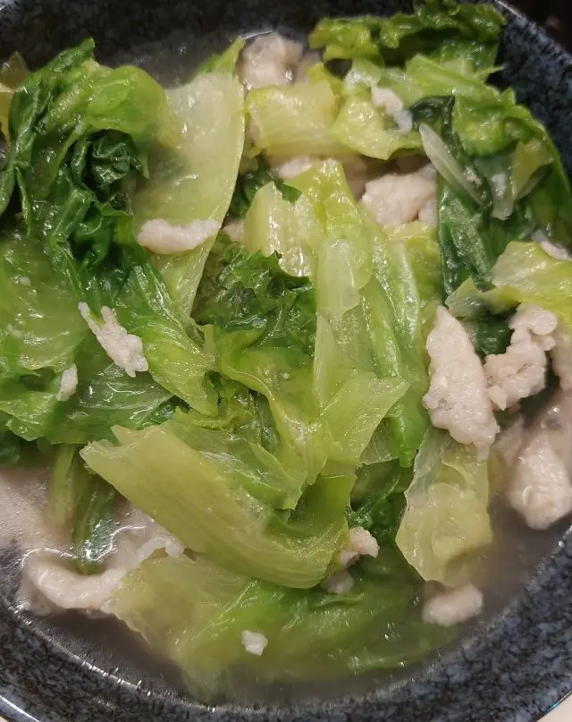 生菜魚肉