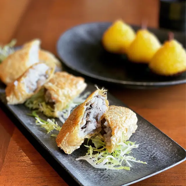 松露白菌鮮蝦腐皮卷