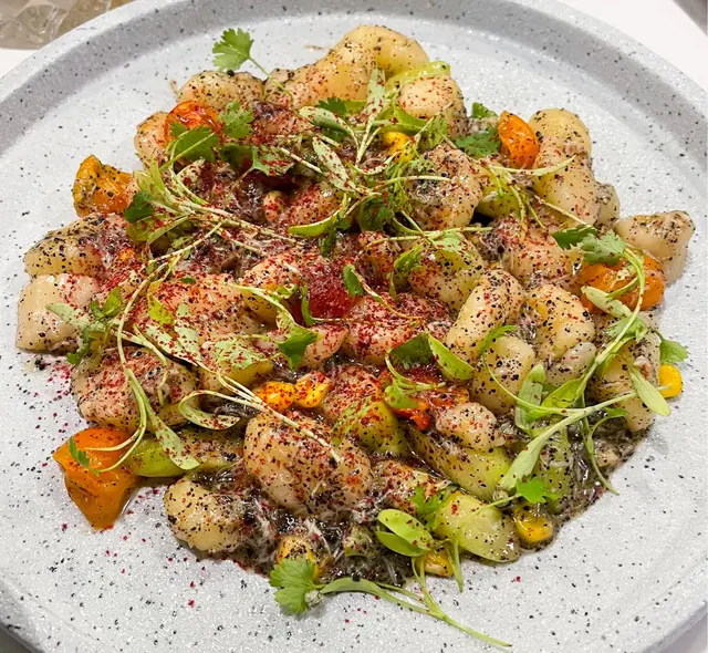 帶子蟹肉意式薯丸