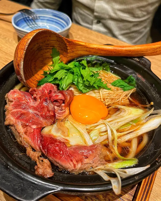 牛肉壽喜燒烏冬