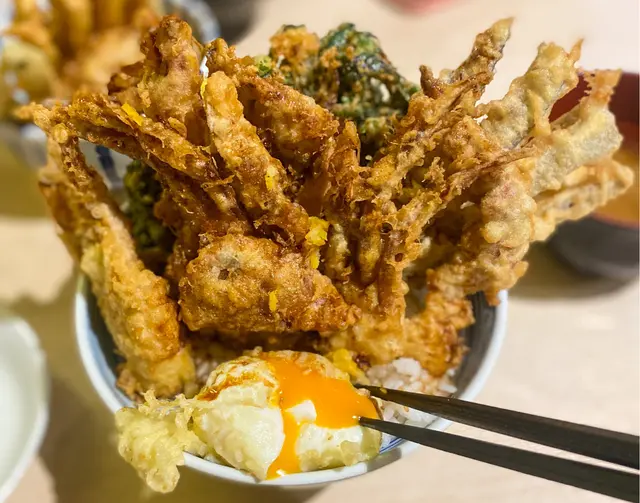 軟殼蟹丼