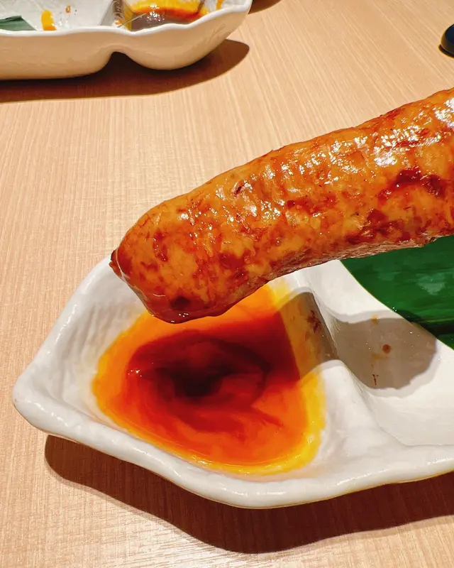 自家製免治雞肉串