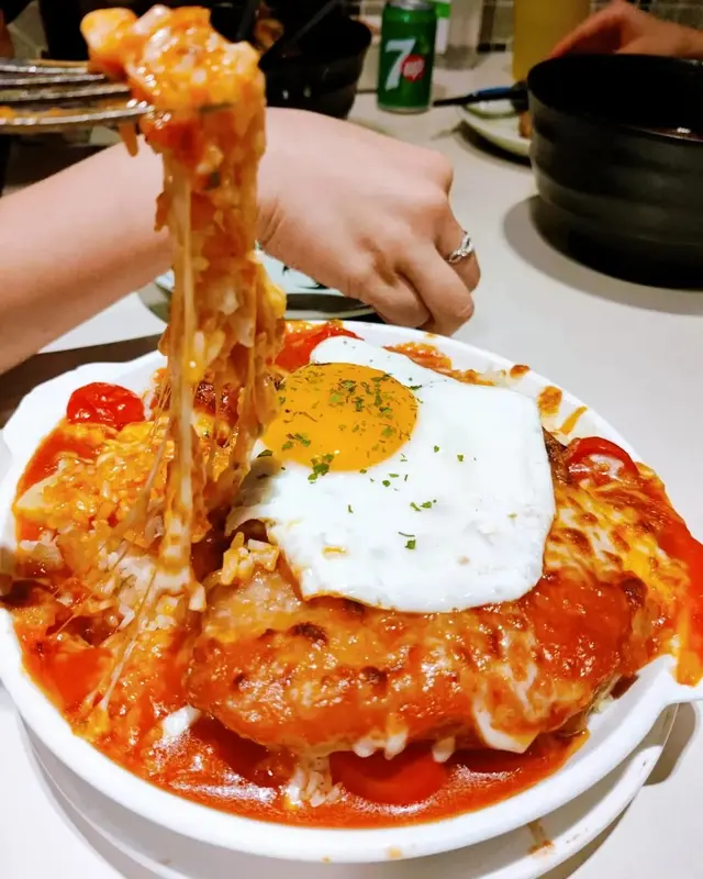 太陽蛋芝士焗猪扒飯