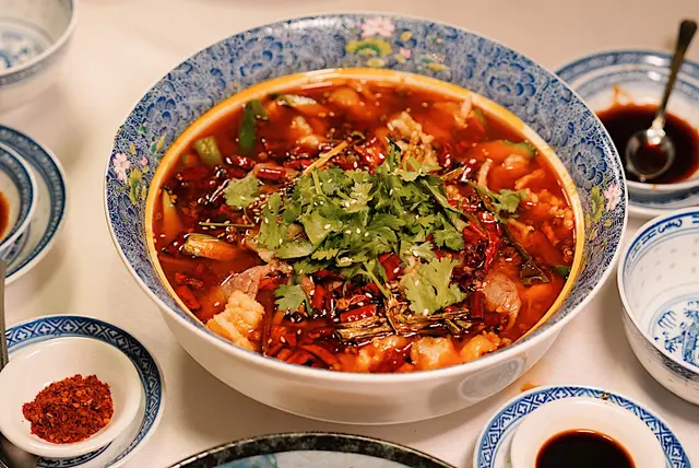 重慶水煮黑白牛肉