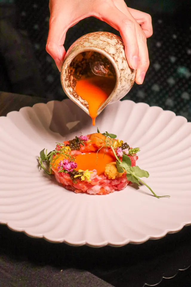 雲丹海鮮刺身韃靼