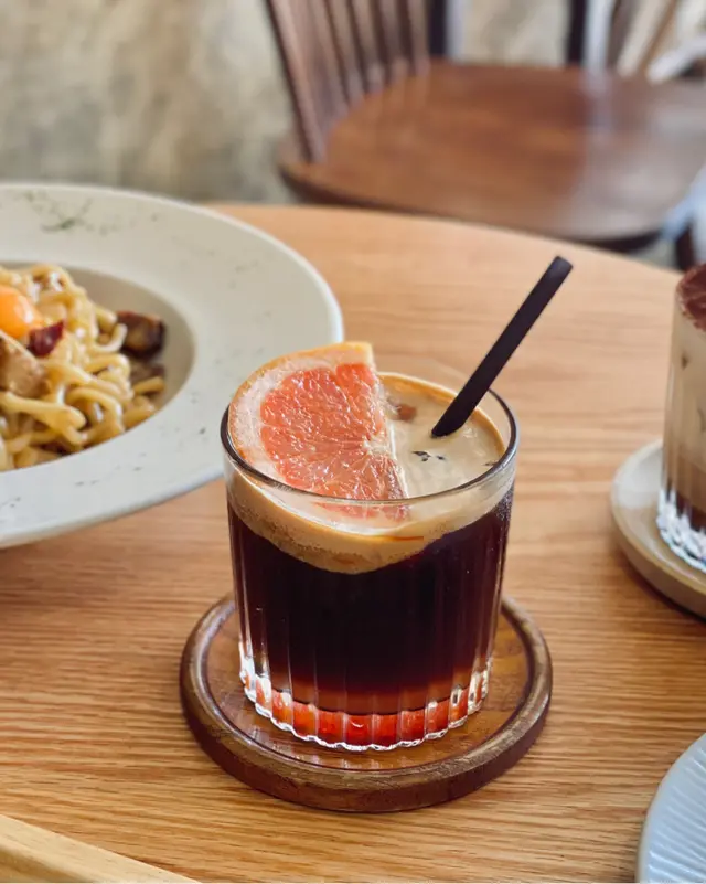 Espresso Grapefruit soda