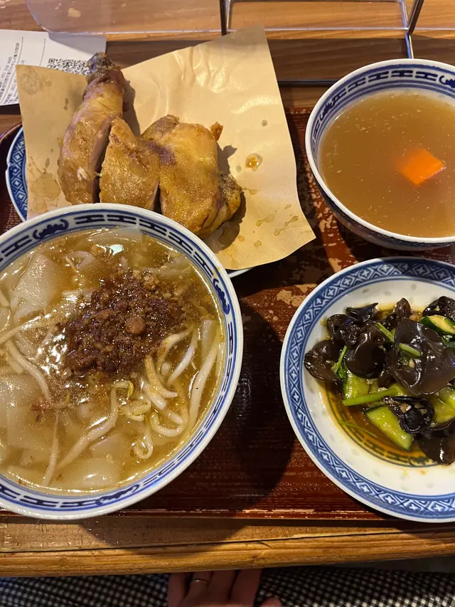 炸雞髀粿條餐