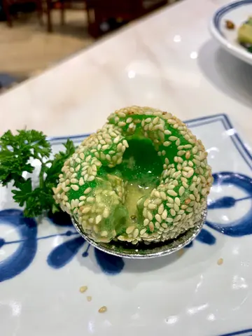 抹茶流沙煎堆
