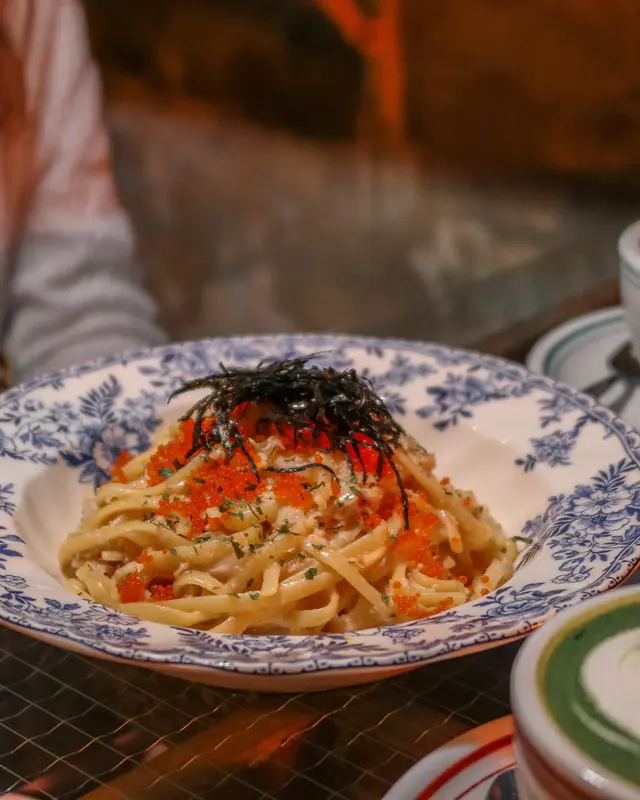 明太子蟹子意大利粉