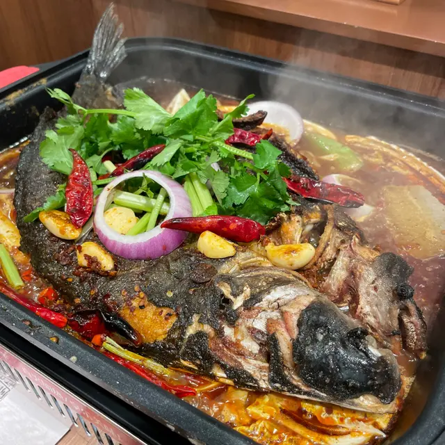 香辣味烤活魚