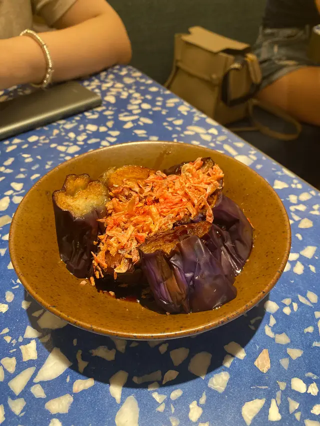 櫻花蝦鳥醋茄子 Sakura Shrimp Eggplant