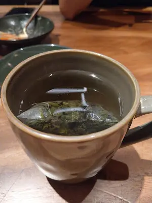 熱白桃烏龍茶