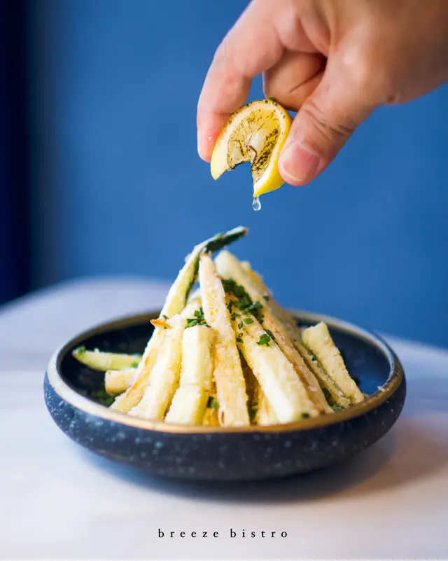 Truffle and Parmesan Zucchini Fries