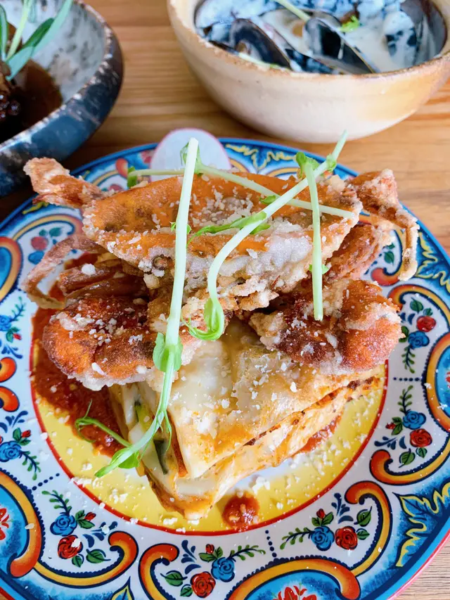 軟殼蟹肉醬千層麵