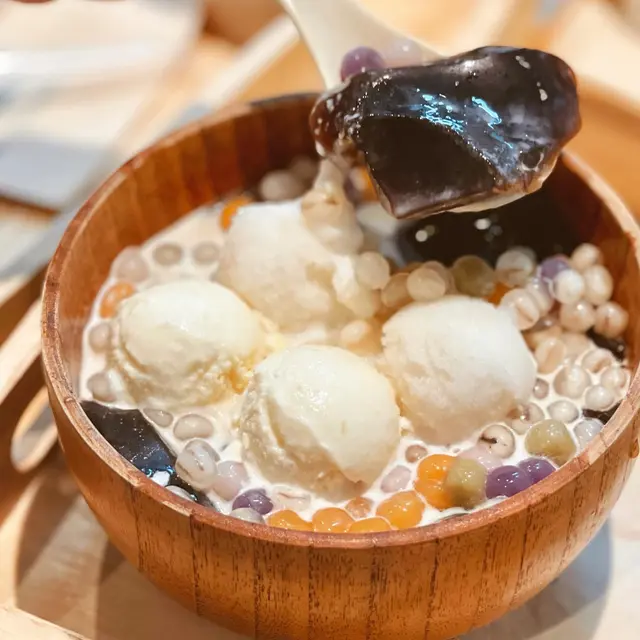 招牌杏汁波波爽冰木蓮凍