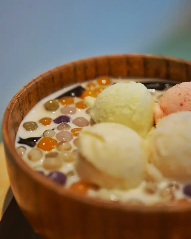 招牌杏汁波波爽冰木蓮凍