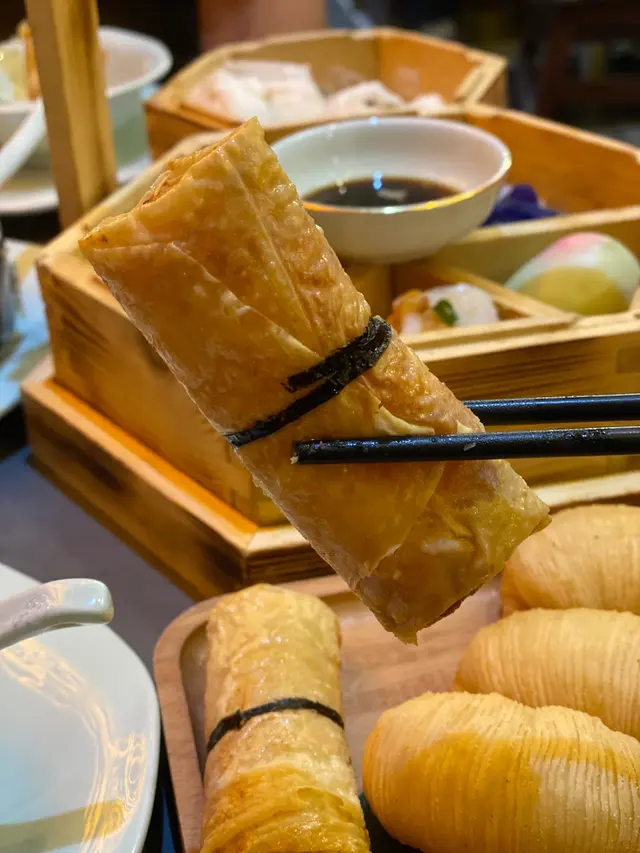 芝士鮮蝦腐皮卷