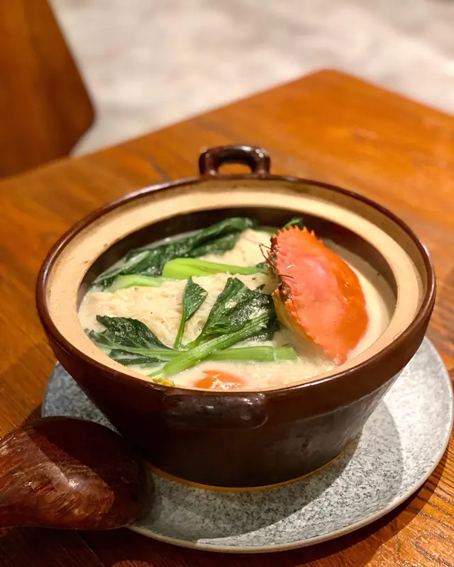 螃蟹濃湯米粉煲