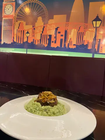 菠菜蟹肉大啡菇意大利饭