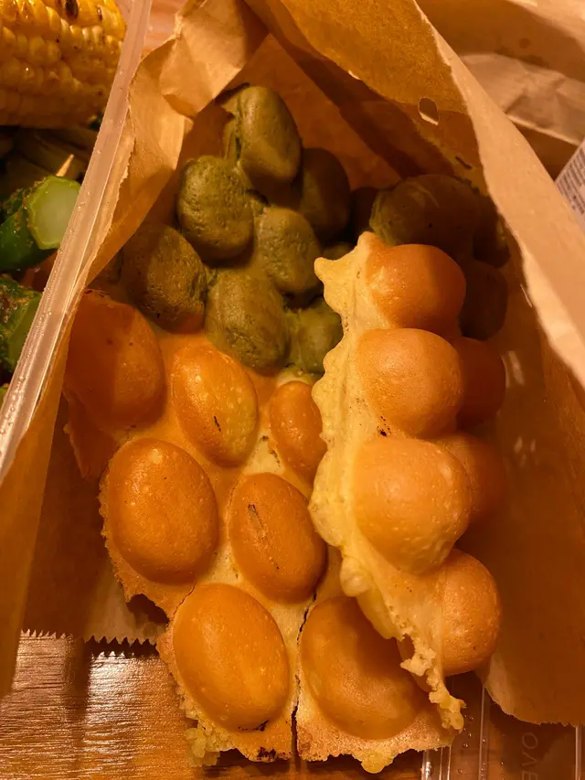 原味抺茶雞蛋仔