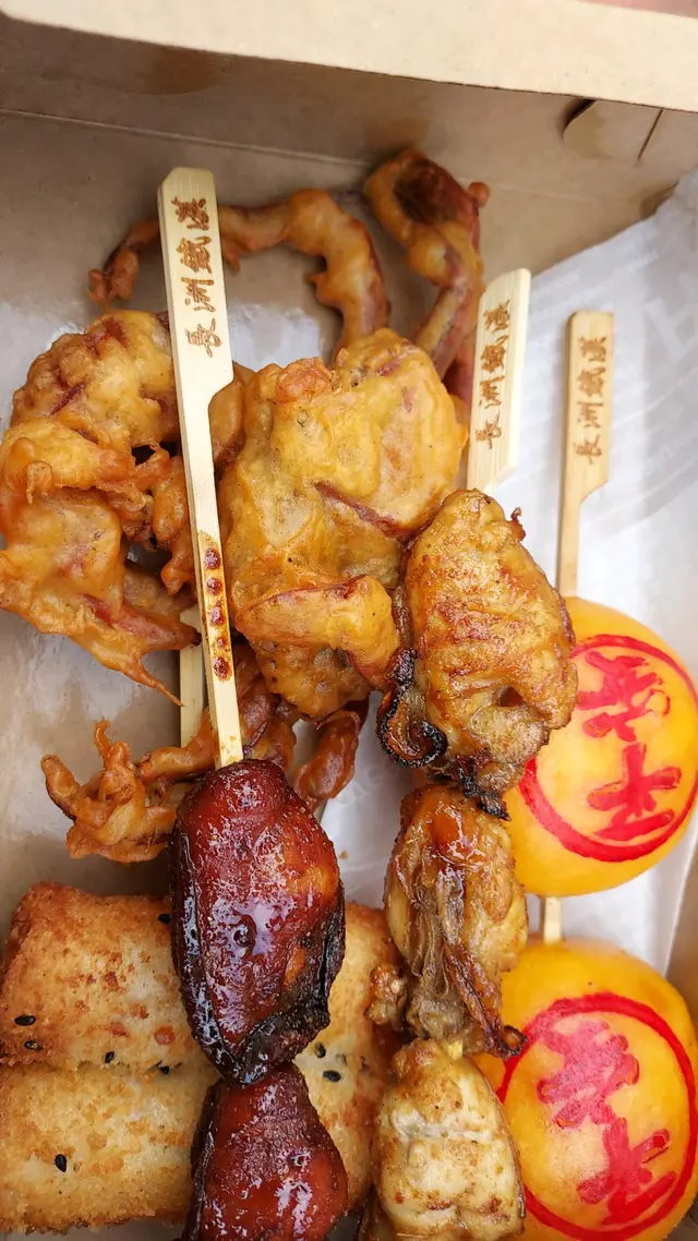 長洲特色串燒:脆脆平安包串串金蠔