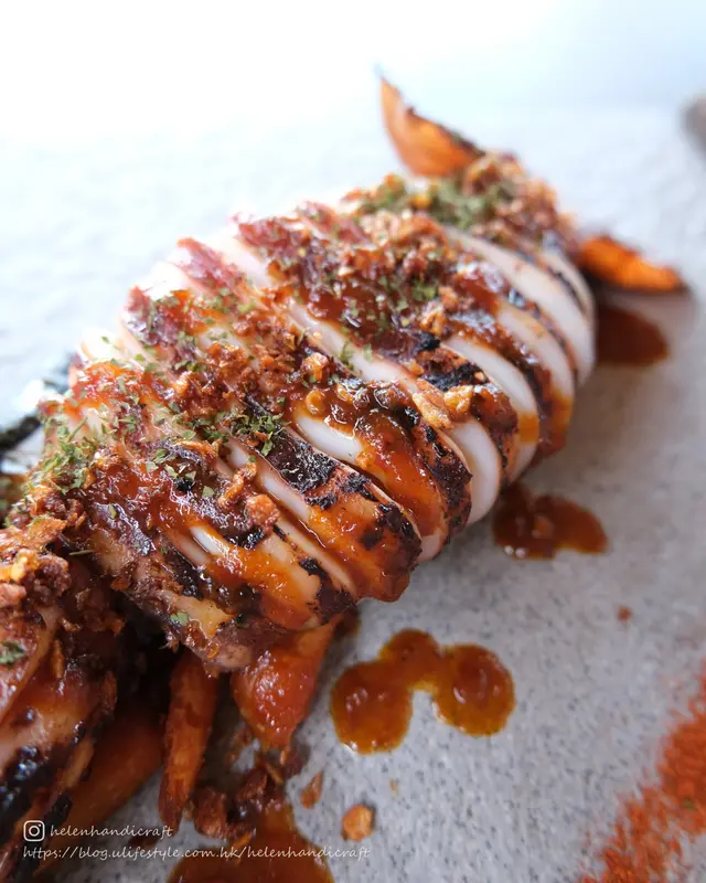 炭燒北海道原隻魷魚