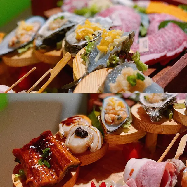 蒜蓉燒生蠔同埋芝士燒生蠔新鮮又飽滿🦪,如果唔夠芝士都可以額外再向店員拎呀!🧀 蒲燒鰻魚同埋黑松露燒帆立貝都好好味!估唔到蒲燒鰻魚咁大份,啖啖肉好滿足!